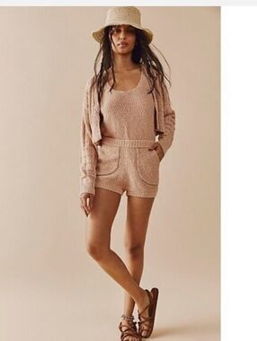 Free People Beach Declan Romper With Matching Jacket. NWOT